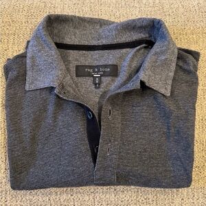 Rag & Bone Men's Cotton Polo, size M